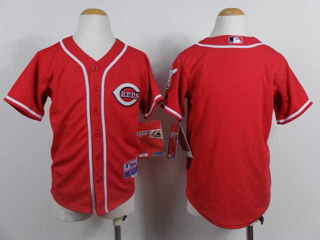 MLB Cincinnati Reds youth Blank red jerseys